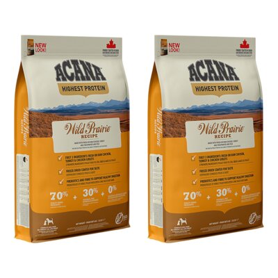 Karma dla psa ACANA Wild Prairie Drób z rybą 2 x 6 kg