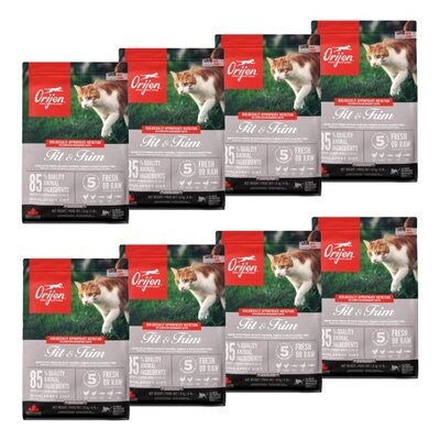 Karma dla kota ORIJEN Fit & Trim Drób z jajkami i rybą 8 x 1.8 kg