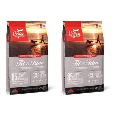 Karma dla psa ORIJEN Fit & Trim 2 x 11.4 kg
