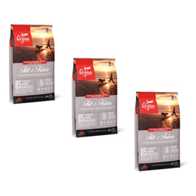 Karma dla psa ORIJEN Fit & Trim 3 x 11.4 kg