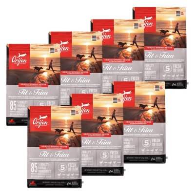 Karma dla psa ORIJEN Fit & Trim Drób z jajkami i rybą 7 x 2 kg