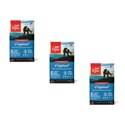 Karma dla psa ORIJEN Original Drób z rybą 3 x 11.4 kg