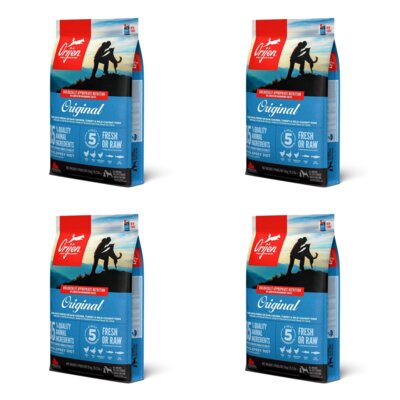 Karma dla psa ORIJEN Original Drób z rybą 4 x 6 kg