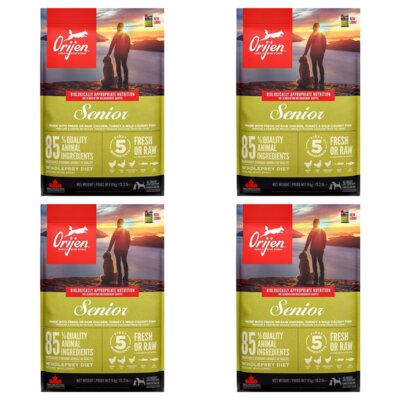 Karma dla psa ORIJEN Senior Kurczak z indykiem i rybami 4 x 6 kg
