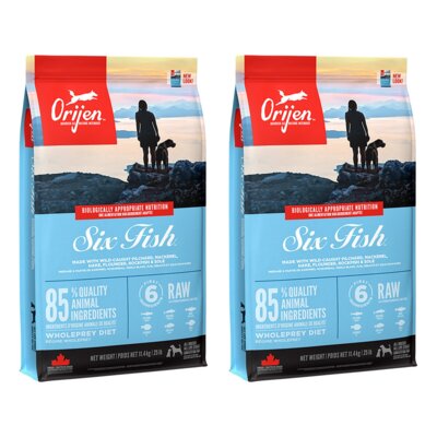 Karma dla psa ORIJEN Six Fish Ryba 2 x 11.4 kg