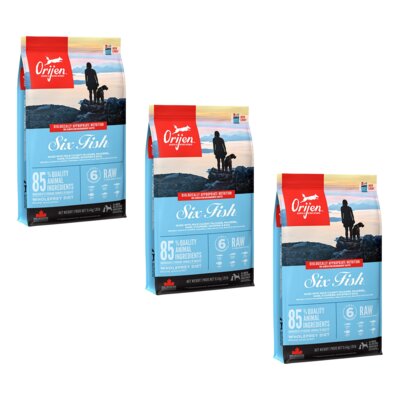 Karma dla psa ORIJEN Six Fish Ryba 3 x 11.4 kg