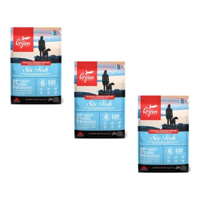 Karma dla psa ORIJEN Six Fish Ryba 3 x 6 kg
