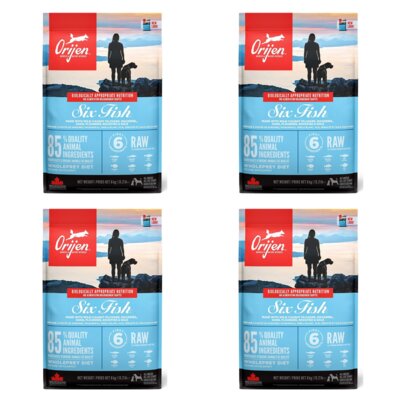 Karma dla psa ORIJEN Six Fish Ryba 4 x 6 kg