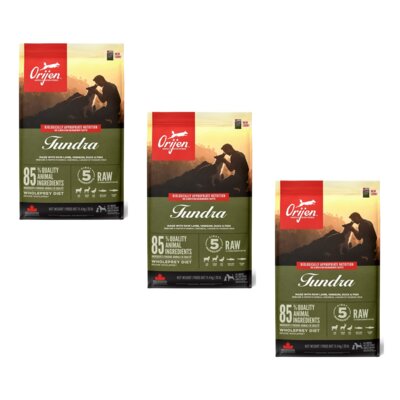 Karma dla psa ORIJEN Tundra Kaczka z rybą i dziczyzną 3 x 11.4 kg
