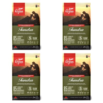 Karma dla psa ORIJEN Tundra Kaczka z rybą i dziczyzną 4 x 11.4 kg