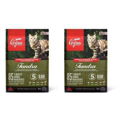 Karma dla kota ORIJEN Tundra Kaczka z dziczyzną i rybami 2 x 5.4 kg