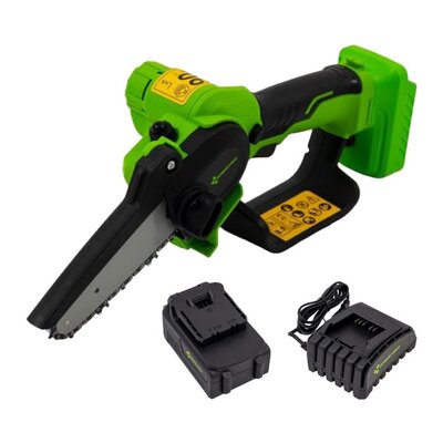 Piła akumulatorowa GREENSO UAO009 + Akumulator GREENSO UAO002 4.0 Ah 20V + Ładowarka GREENSO UAO003