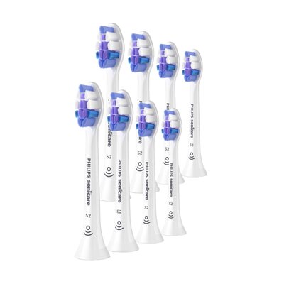 Oryginalne końcówki Philips Sonicare S2 HX6054/10 Bardzo miękkie włókna (8 szt.) (Nadwrażliwość zębów)
