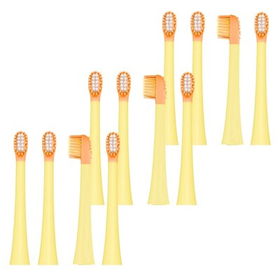 Końcówka szczoteczki VITAMMY Little Dino Yellow TOW013592 (12 szt.)