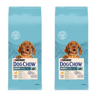 Karma dla psa PURINA Dog Chow Puppy z Kurczakiem 2 x 14 kg