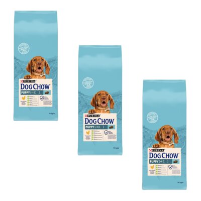 Karma dla psa PURINA Dog Chow Puppy z Kurczakiem 3 x 14 kg