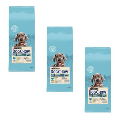 Karma dla psa PURINA Dog Chow Puppy Large Breed z Indykiem 3 x 14 kg