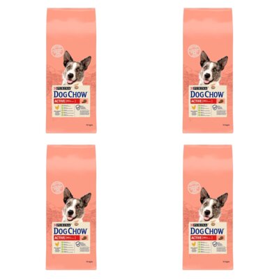 Karma dla psa PURINA Dog Chow Active z Kurczakiem 4 x 14 kg