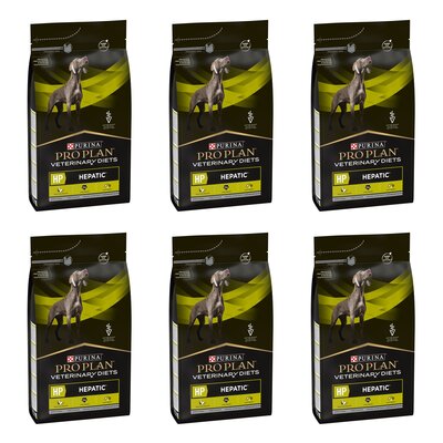 Karma dla psa PURINA Pro Plan Veterinary Diets Canine HP Hepatic Mięsny 6 x 3 kg