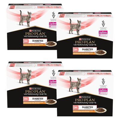 Karma dla kota PURINA PPVD Feline DM Kurczak 40 x 85 g