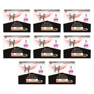 Karma dla kota PURINA PPVD Feline DM Kurczak 80 x 85 g