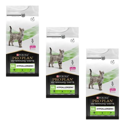 Karma dla kota PURINA Pro Plan Veterinary Diets HA Hypoallergenic 3 x 3.5 kg