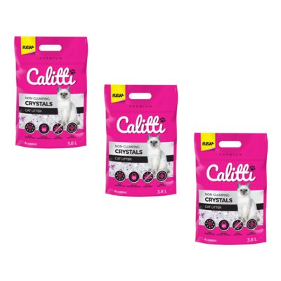 Żwirek dla kota CALITTI Crystals 3 x 3.8 L