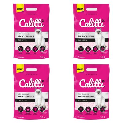 Żwirek dla kota CALITTI Micro Crystals 4 x 3.8 L