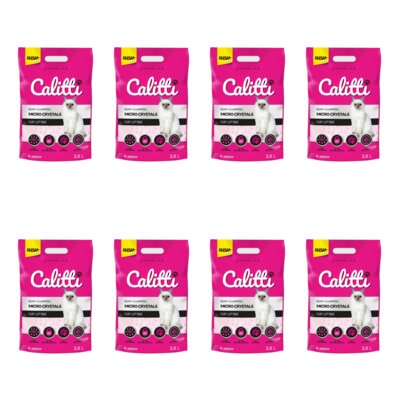 Żwirek dla kota CALITTI Micro Crystals 8 x 3.8 L