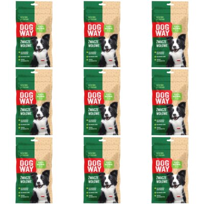 Przysmak dla psa DOGWAY Żwacze Wołowe 9 x 50 g