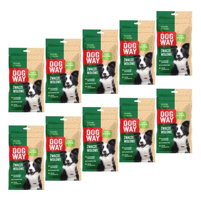 Przysmak dla psa DOGWAY Żwacze Wołowe 10 x 50 g