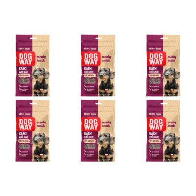 Przysmak dla psa DOGWAY Meaty Snack Kąski wołowe 6 x 40 g