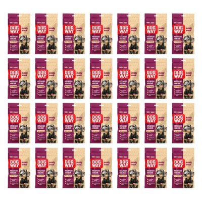 Przysmak dla psa DOGWAY Meaty Snack Kiełbaski wołowe 28 x 60 g