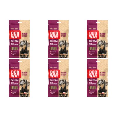 Przysmak dla psa DOGWAY Meaty Snack Paluszki Indyk z warzywami 6 x 70 g