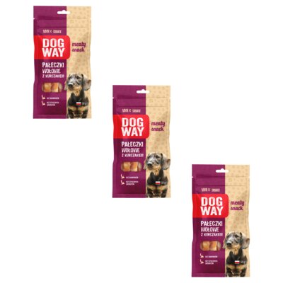 Przysmak dla psa DOGWAY Meaty Snack Wołowina z kurczakiem 3 x 50 g