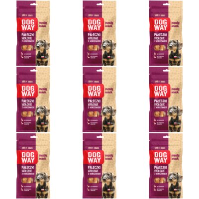 Przysmak dla psa DOGWAY Meaty Snack Wołowina z kurczakiem 9 x 50 g