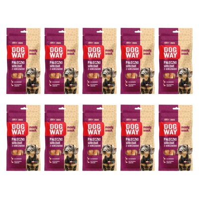 Przysmak dla psa DOGWAY Meaty Snack Wołowina z kurczakiem 10 x 50 g