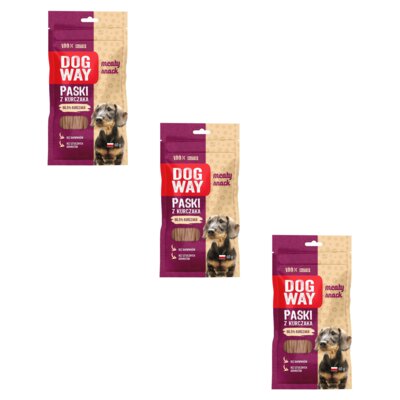Przysmak dla psa DOGWAY Meaty Snack Kurczak 3 x 60 g