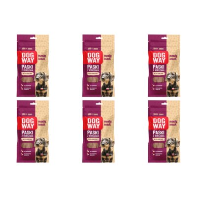 Przysmak dla psa DOGWAY Meaty Snack Kurczak 6 x 60 g