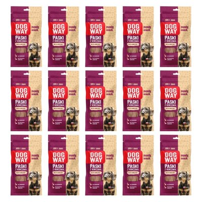 Przysmak dla psa DOGWAY Meaty Snack Kurczak 15 x 60 g