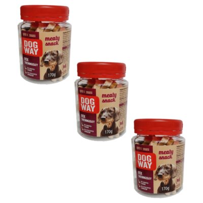 Przysmak dla psa DOGWAY Meaty Snack Mix Treningowy 3 x 170 g