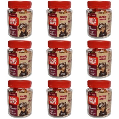 Przysmak dla psa DOGWAY Meaty Snack Mix Treningowy 9 x 170 g