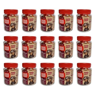 Przysmak dla psa DOGWAY Meaty Snack Mix Treningowy 15 x 170 g