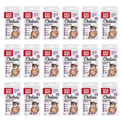 Przysmak dla psa DOGWAY Chelsea Wołowo-drobiowy 18 x 50 g