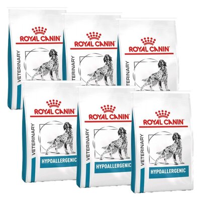Karma dla psa ROYAL CANIN Hypoallergenic 6 x 2 kg