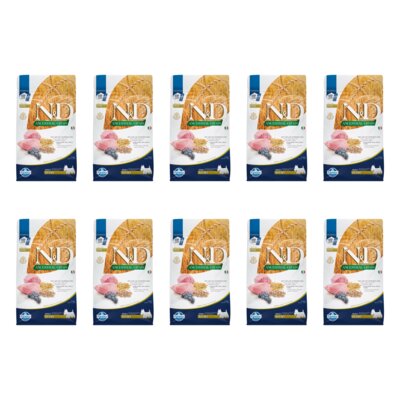 Karma dla psa FARMINA N&D Ancestral Grain Jagnięcina z orkiszem z owsem i borówką amerykańską Adult Mini 10 x 800 g