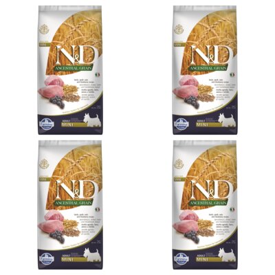 Karma dla psa FARMINA N&D Ancestral Grain Jagnięcina z orkiszem z owsem i borówką amerykańską 4 x 7 kg