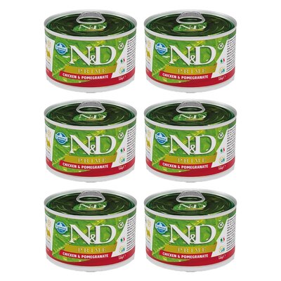 Karma dla psa FARMINA N&D Prime Kurczak i granat 6 x 140 g