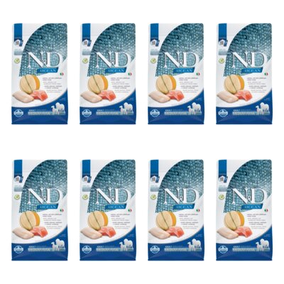 Karma dla psa FARMINA N&D Ocean Łosoś z dorszem i melonem Adult Medium & Maxi 8 x 2.5 kg