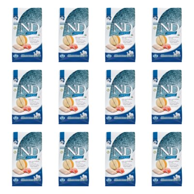 Karma dla psa FARMINA N&D Ocean Łosoś z dorszem i melonem Adult Medium & Maxi 12 x 2.5 kg